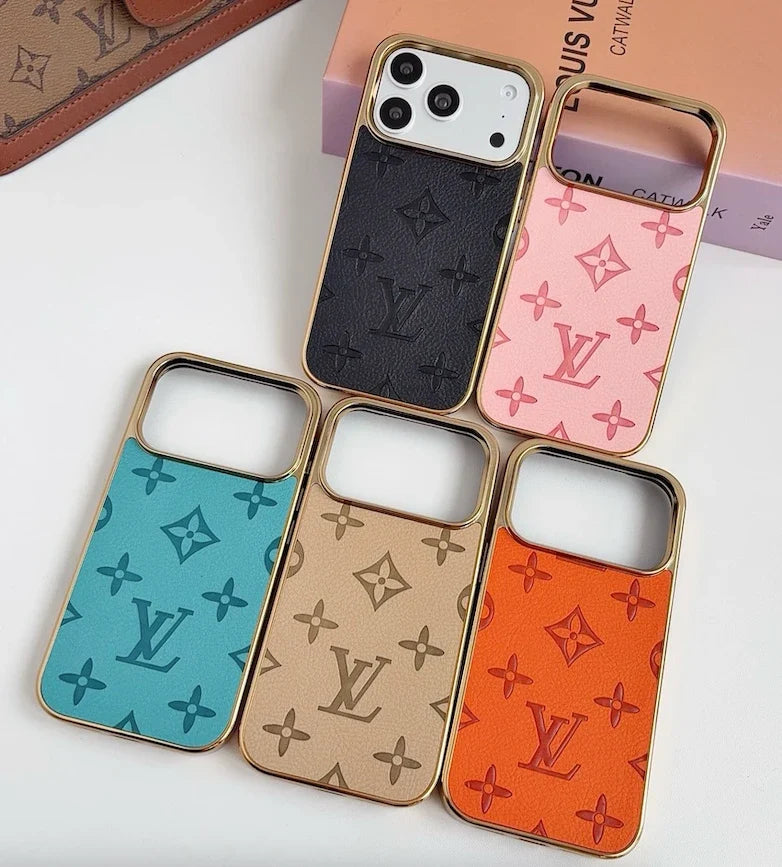 Luxury LV Classic Monogram Case 13-18 Pro & Pro Max
