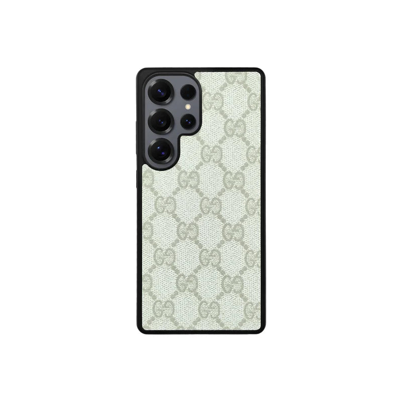 Luxury Monogram Canvas Light Case for Samsung S22-S26 Series
