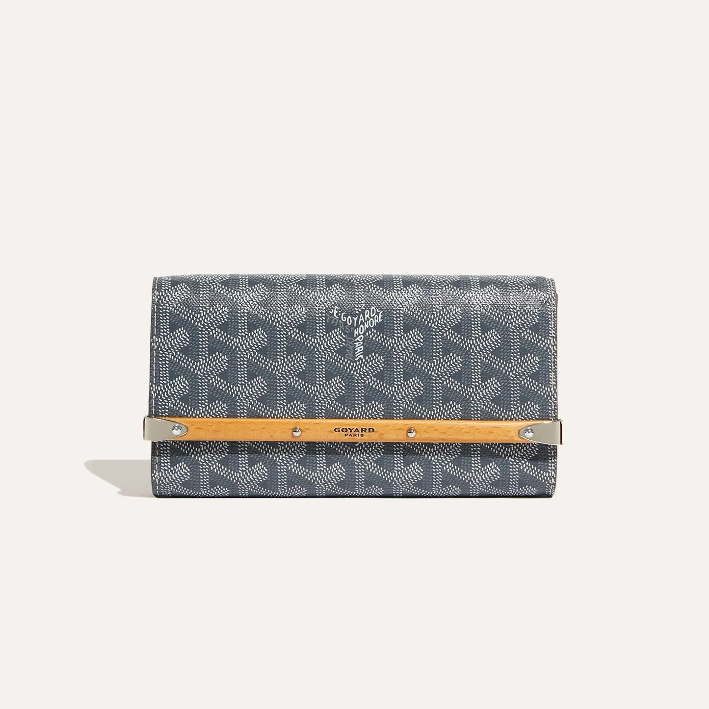 Goyardine Canvas & Vauzelles Calfskin Yellow Cotton Lining