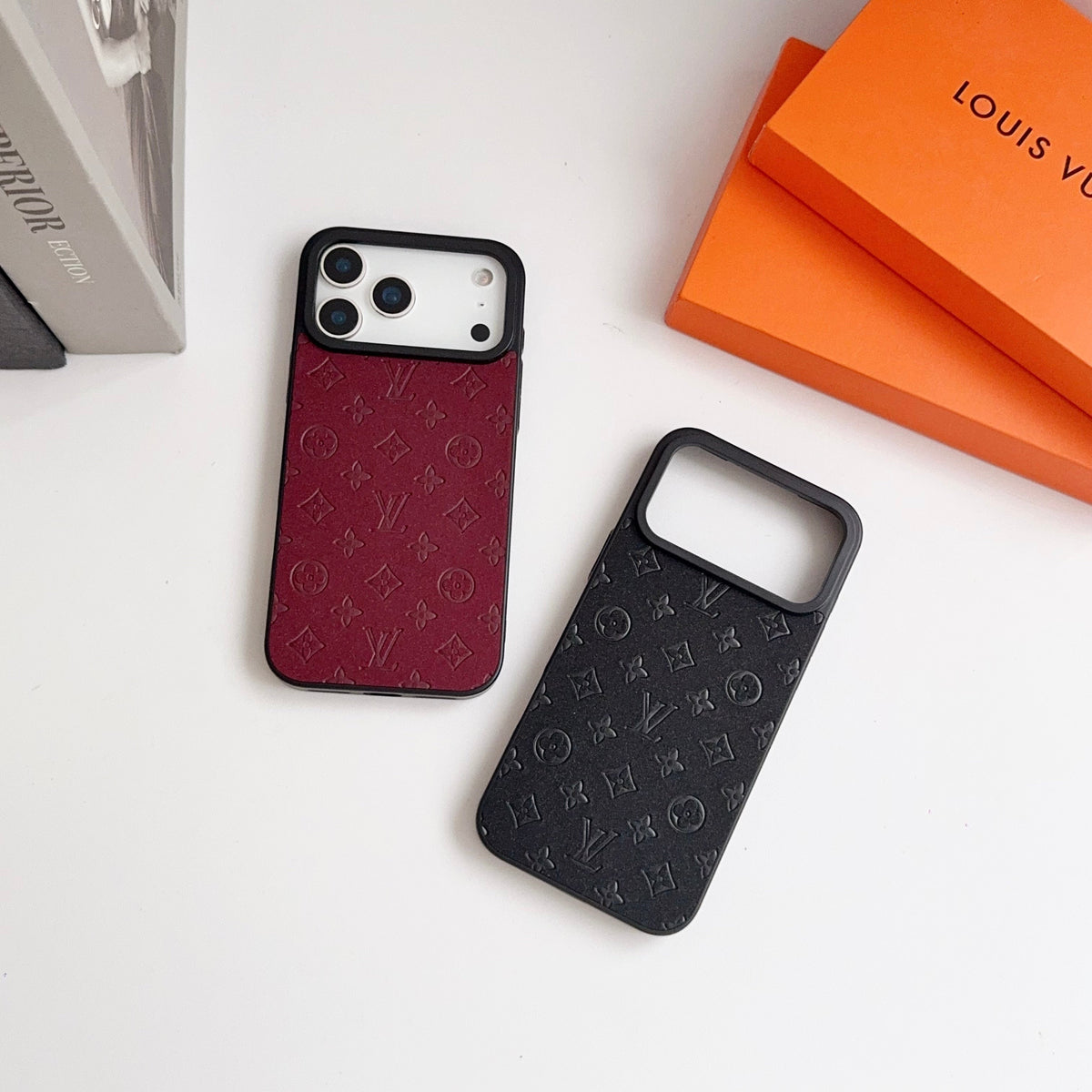 Luxury LV Leather Phone Case For iPhone 13-18 Pro & Pro Max