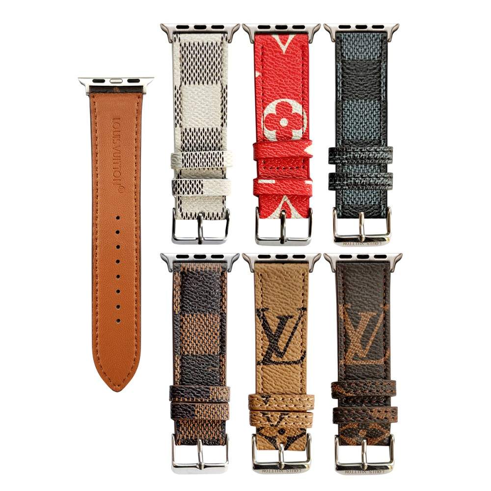CLASSIC BROWN LUXURY STRAP FOR APPLE WATCH Roxy New 2
