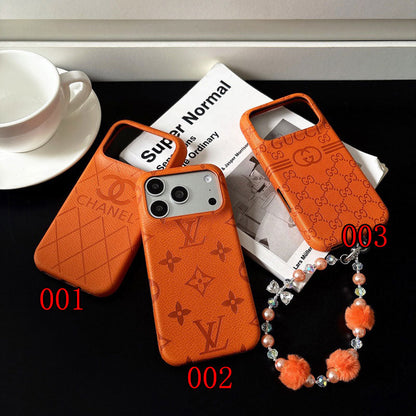 Luxury Louis V Quilted Leather Case for iPhone