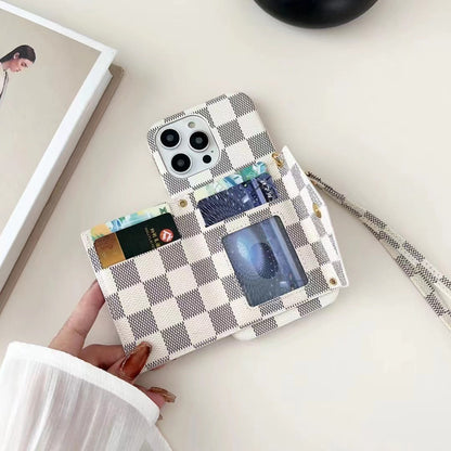 NEW IPHONE LEATHER WALLET PHONE CASE theroxymob