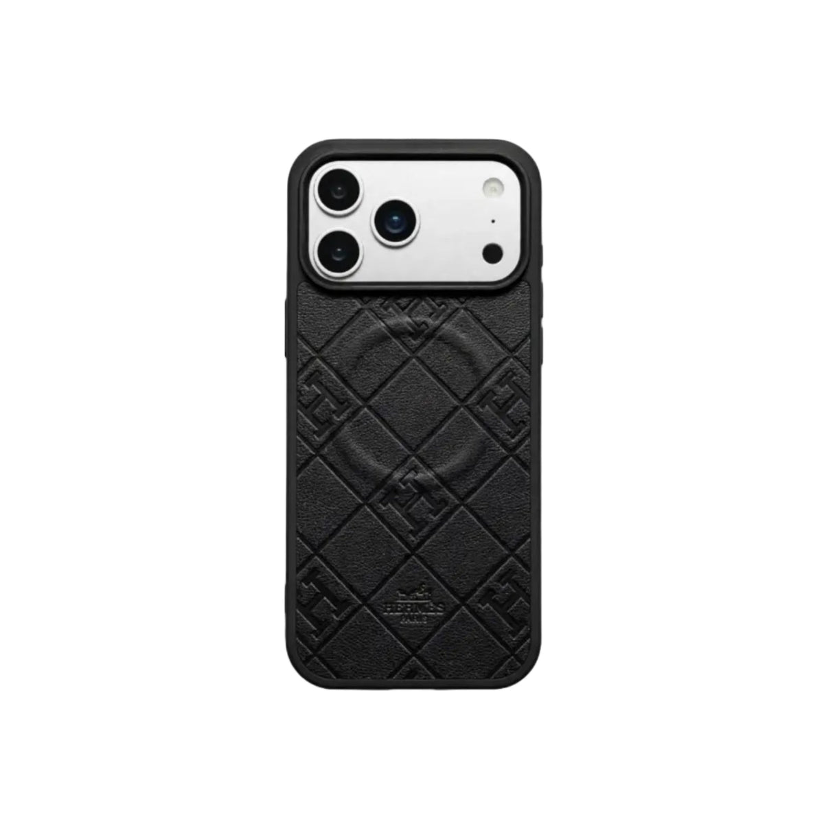 HRM MagSafe Quilted Leather Phone Case for iPhone 12-18 Pro & Pro Max