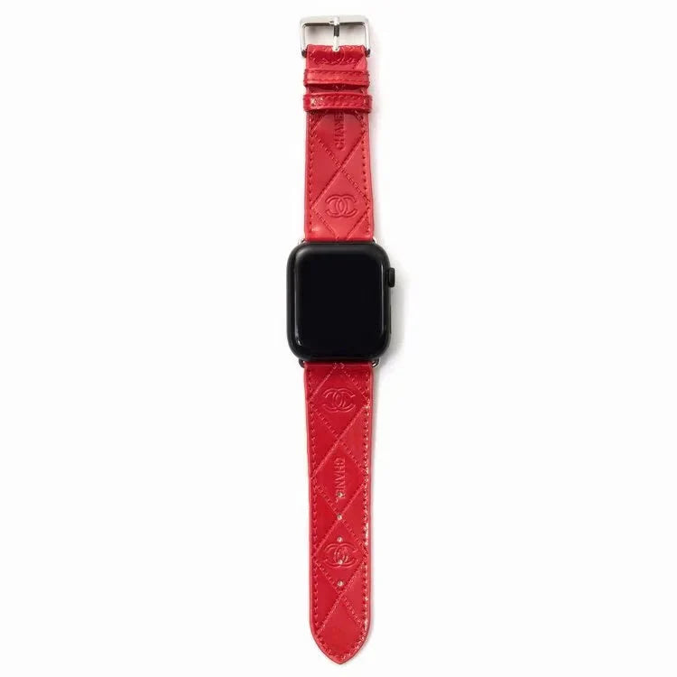 GLOSSY LEATHER APPLE WATCH BAND Roxy New
