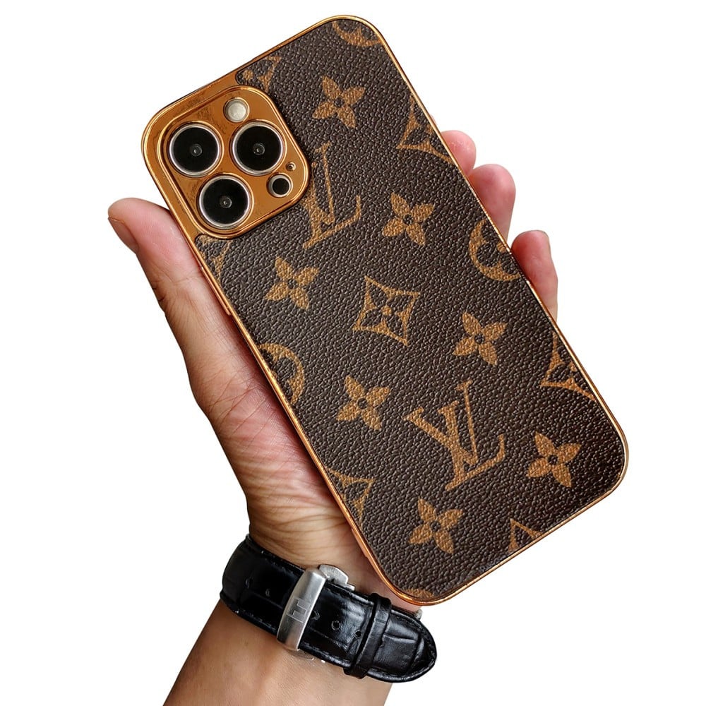 SOFT LUXURY IPHONE CASE WITH GOLDEN BORDER theroxymob