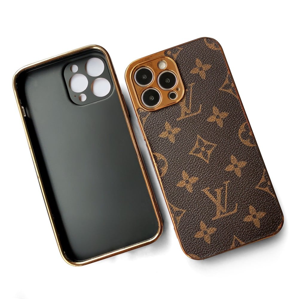 SOFT LUXURY IPHONE CASE WITH GOLDEN BORDER theroxymob