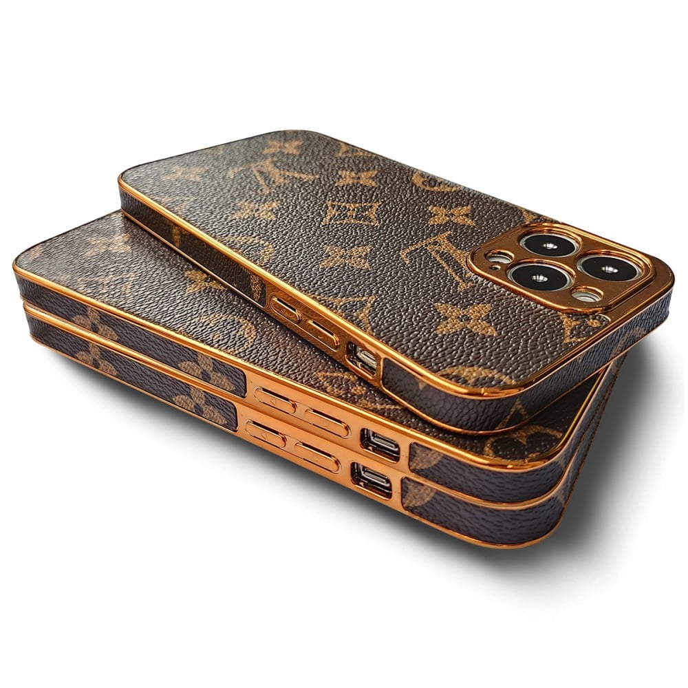 SOFT LUXURY IPHONE CASE WITH GOLDEN BORDER theroxymob