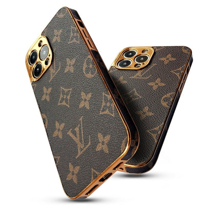 SOFT LUXURY IPHONE CASE WITH GOLDEN BORDER theroxymob
