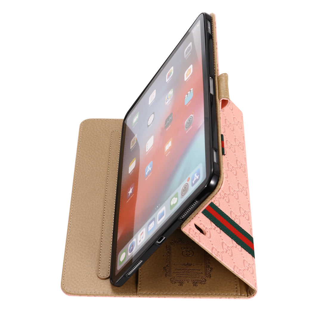3D Embossing Flip Cover Holster Apple iPad Cases With Stand Function theroxymob