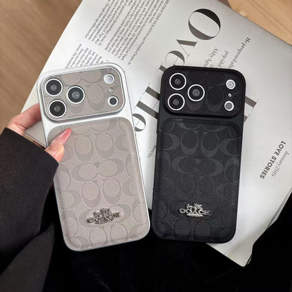 Luxury Coach Monogram Protective Case For iPhone 12 - 18 Series