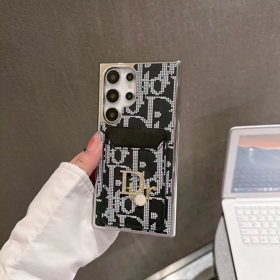 Chic Iconic Fashion Samsung Case with Card Pocket Roxy New