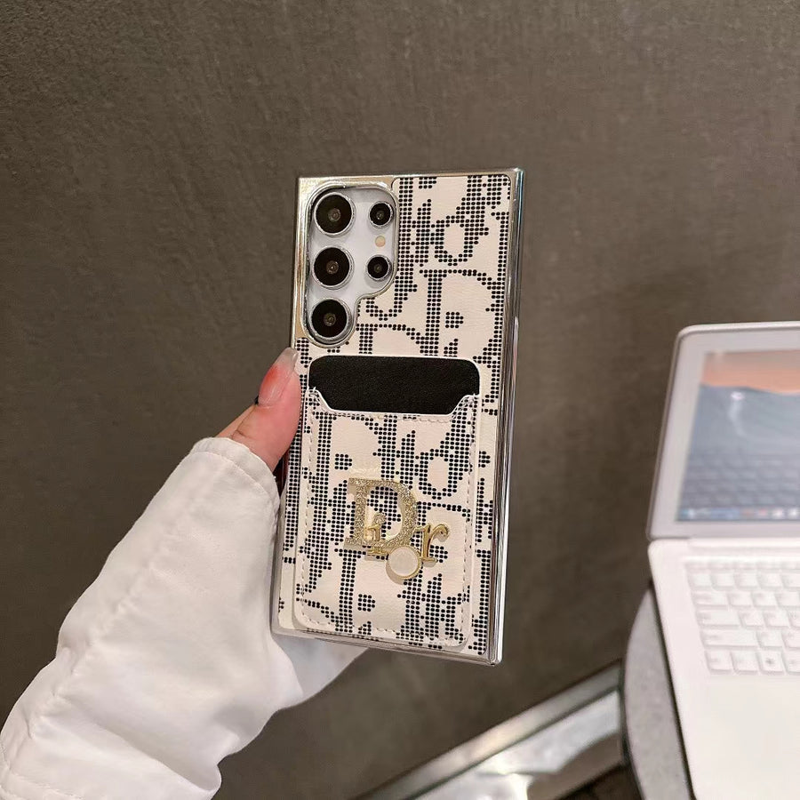 Chic Iconic Fashion Samsung Case with Card Pocket Roxy New