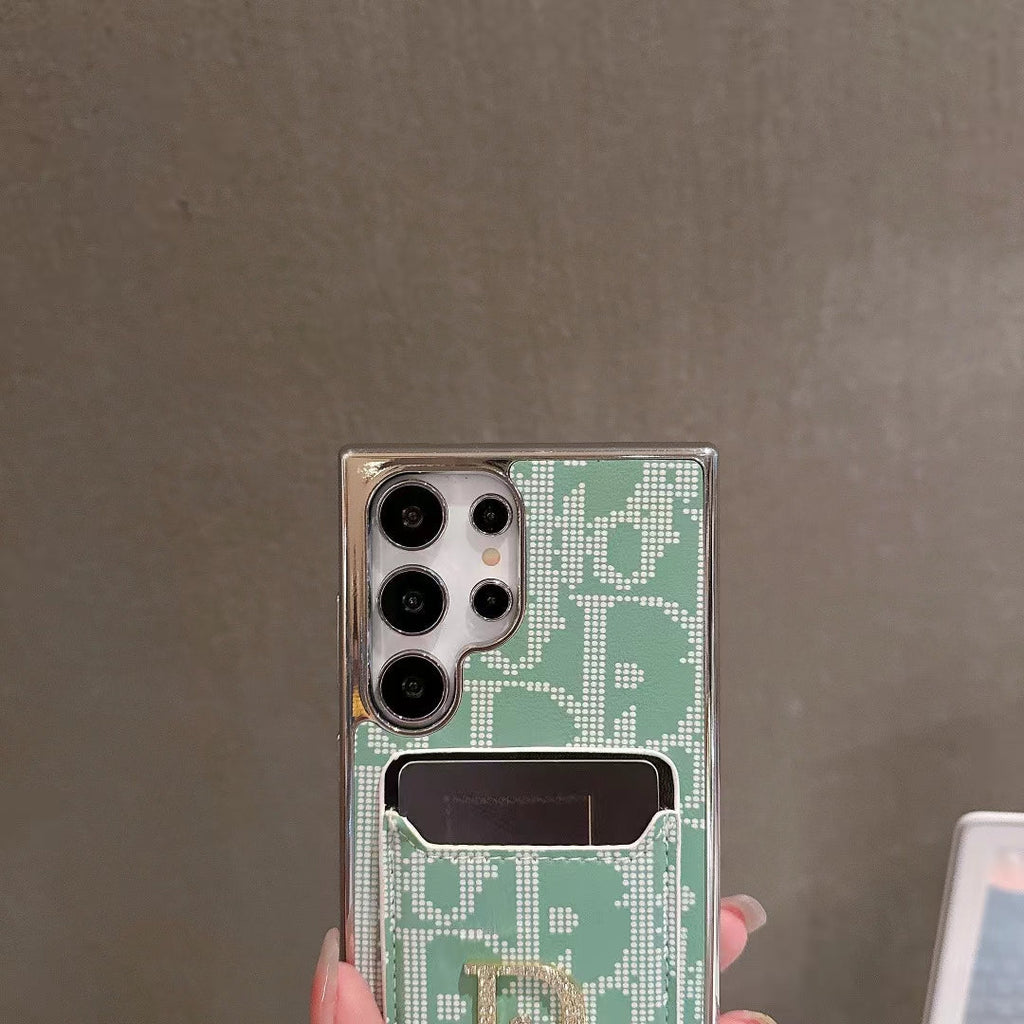 Chic Iconic Fashion Samsung Case with Card Pocket Roxy New