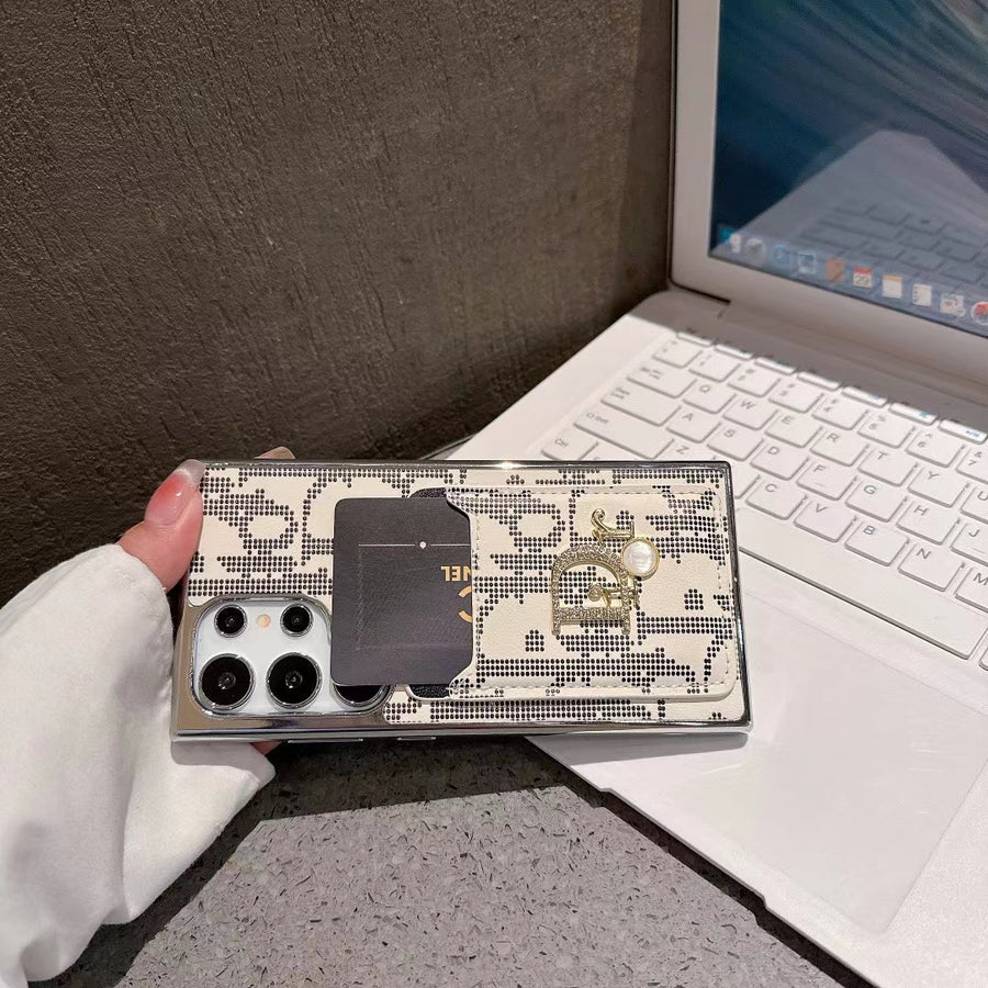 Chic Iconic Fashion Samsung Case with Card Pocket Roxy New