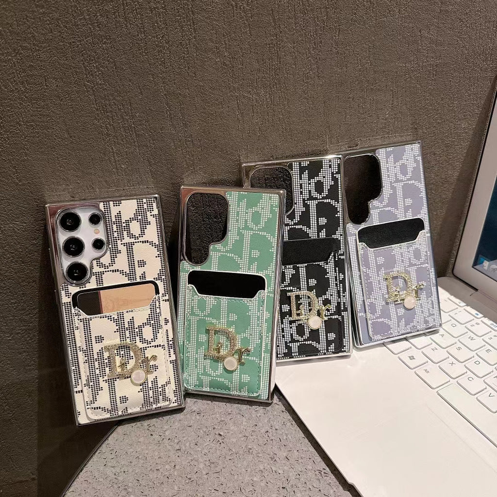 Chic Iconic Fashion Samsung Case with Card Pocket Roxy New