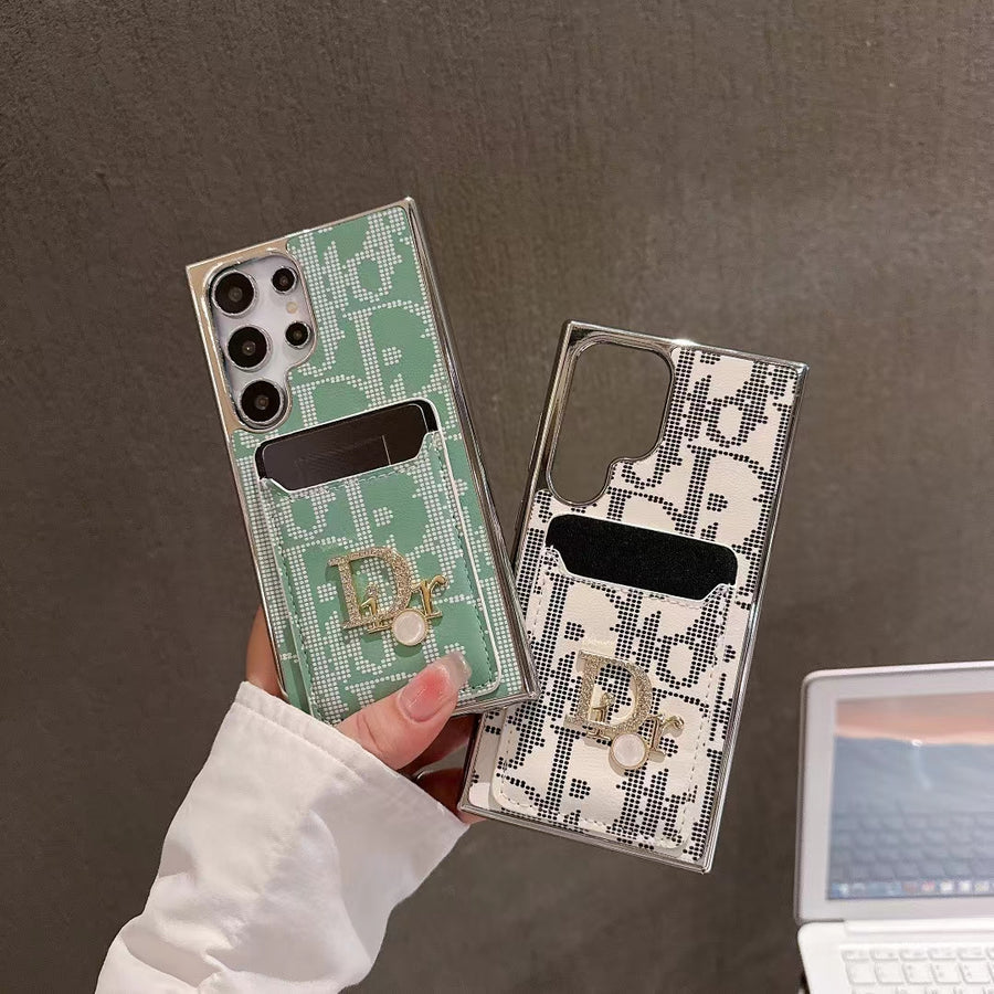 Chic Iconic Fashion Samsung Case with Card Pocket Roxy New