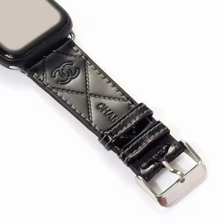 GLOSSY LEATHER APPLE WATCH BAND Roxy New