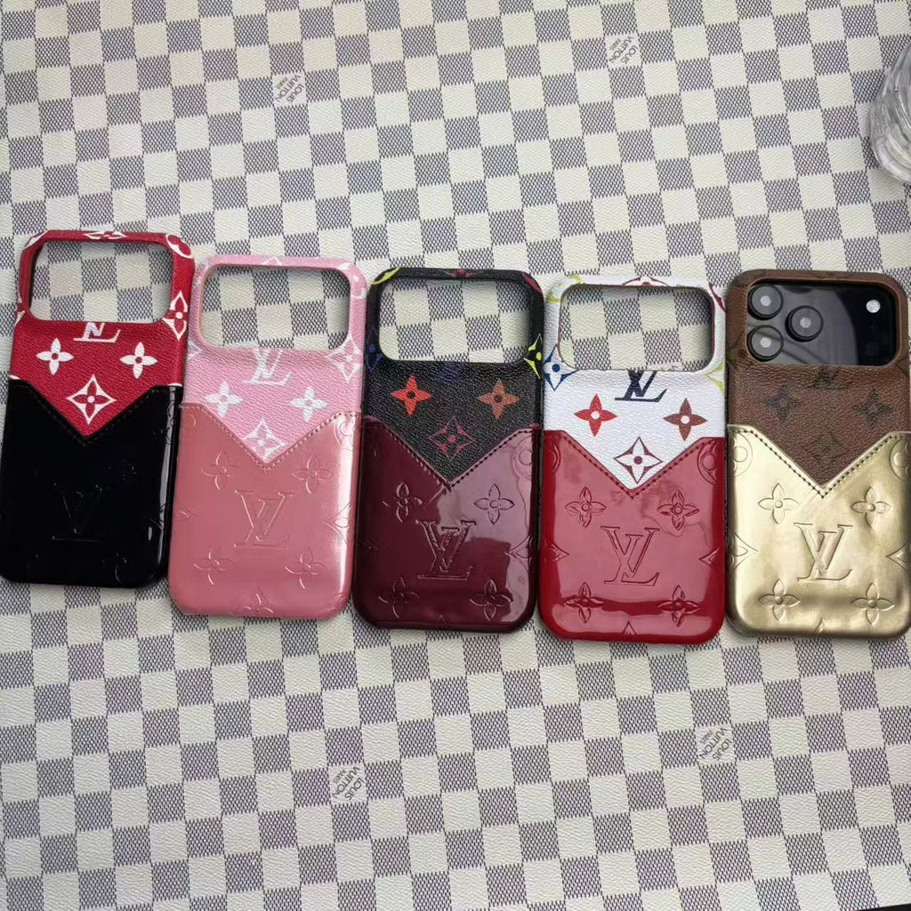 New Design Leather Case with Card Slot for iPhone 17 / 16 / 15 / 14