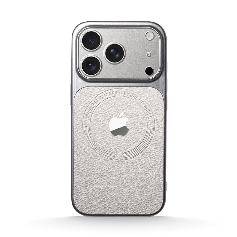 Leather Texture Magsafe Case for iPhone 13-17 Series