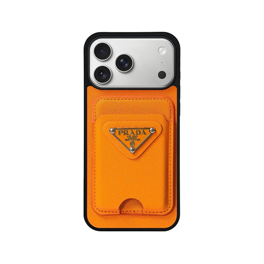 Prada MagSafe Card Holder Case For iPhone 13-18 Pro & Pro Max