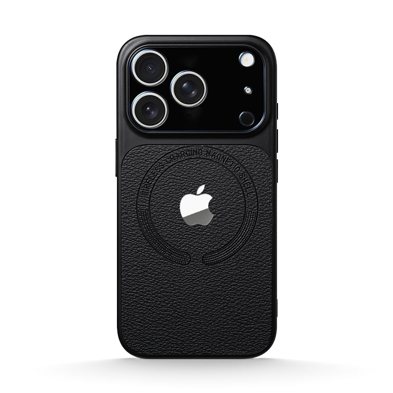 Leather Texture Magsafe Case for iPhone 13-17 Series