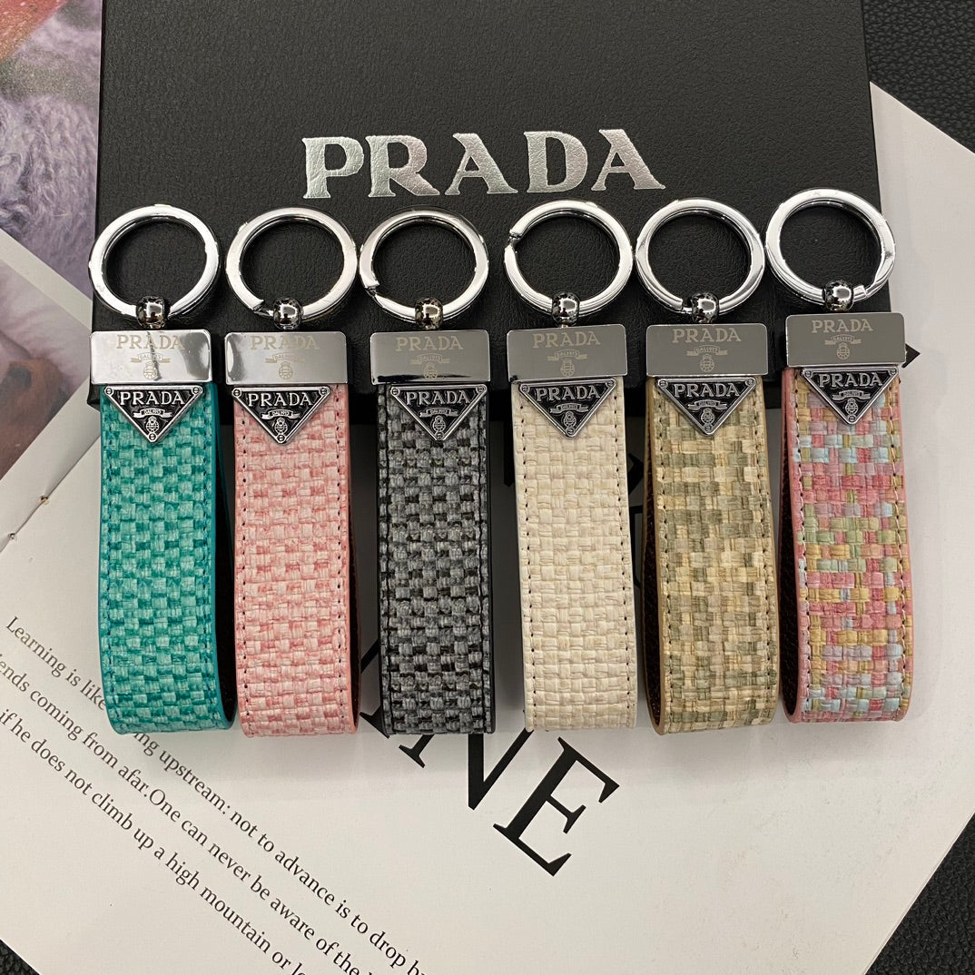 Prada Leather Key Chain theroxymob
