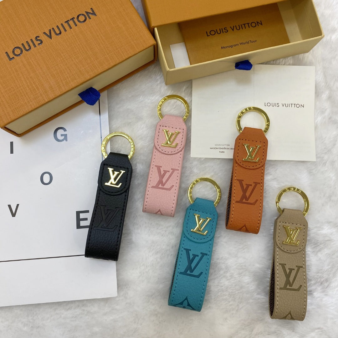 Louis Vuitton Leather Key Chain theroxymob