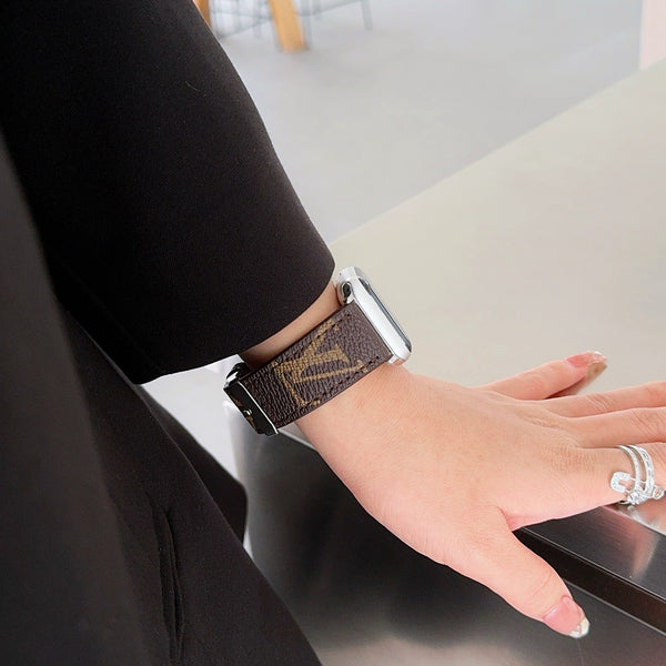 Luxury Strap Brown Apple Watch Roxy New 2