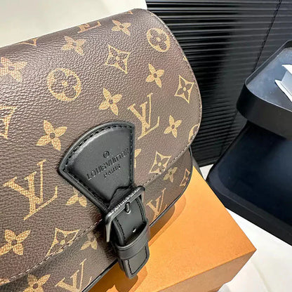 Luxury Brand Bag High-Quality Leather Monogram Pattern
