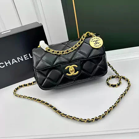 Classic Quilted Bag – Gold-Tone Paris Edition