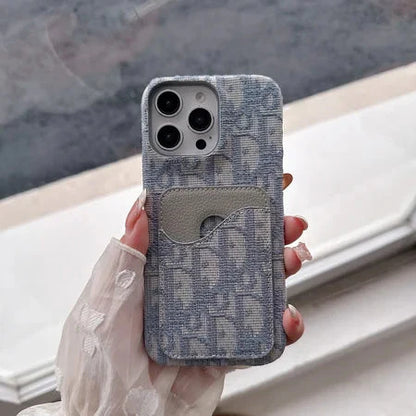 Dior Luxury iPhone Case Card Slot Roxy New 2