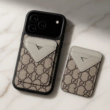 Luxe Louis Vuitton Leather Case For iPhone 12-18