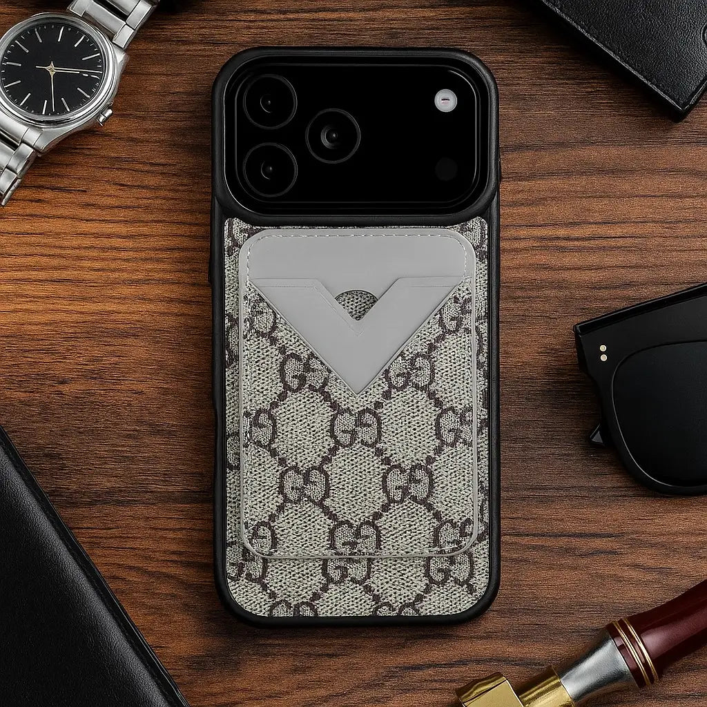 Luxe Louis Vuitton Leather Case For iPhone 17/ 16/ 15/ 14