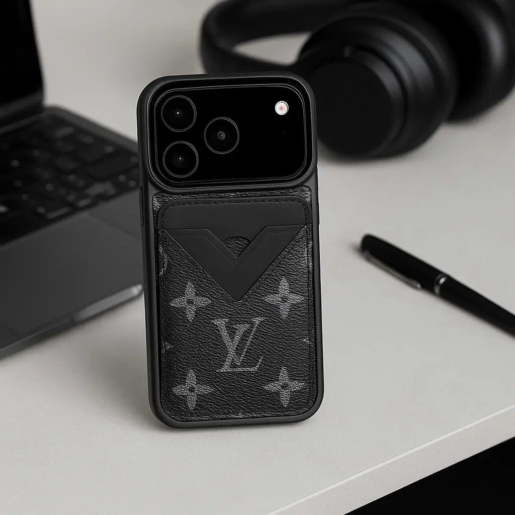 Luxe Louis Vuitton Leather Case For iPhone 12-18