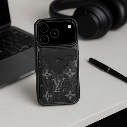 Luxe Louis Vuitton Leather Case For iPhone 12-18