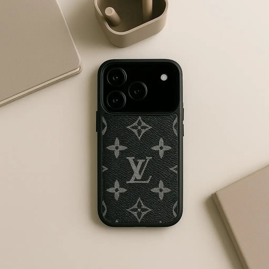 Luxe Louis Vuitton Leather Case For iPhone 12-18