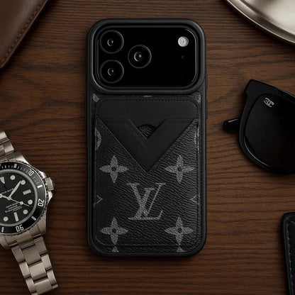Luxe Louis Vuitton Leather Case For iPhone 12-18