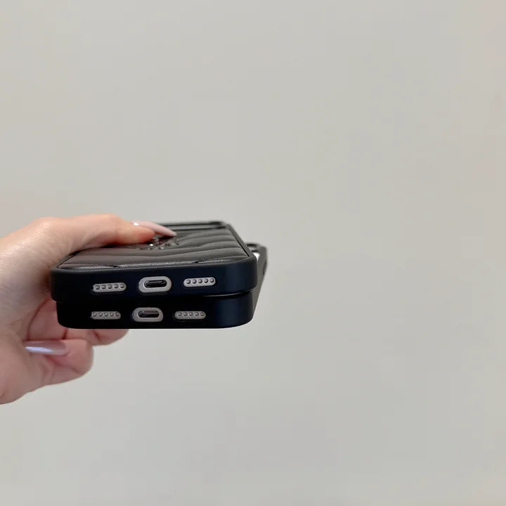 YSL Luxurious Leather Phone Case iPhone 17-12