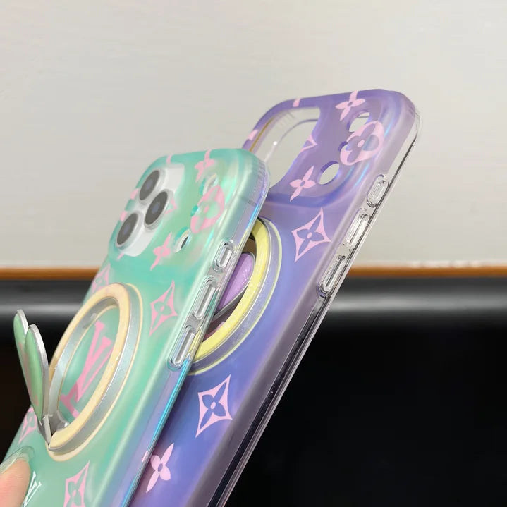 Louis Vuitton Colorful Heart Magnetic Holder For iPhone 17/ 16 / 15/ 14