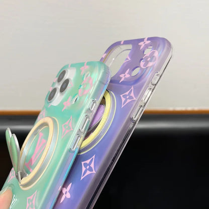 Louis Vuitton Colorful Heart Magnetic Holder For iPhone 13-17 Series