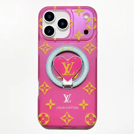 Louis Vuitton Colorful Heart Magnetic Holder For iPhone 17/ 16 / 15/ 14