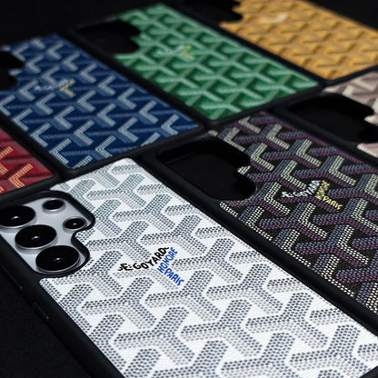 Premium Black GYD-Style Pattern with Magsafe Option for Samsung S22-S26 Series