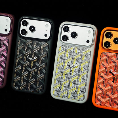 Premium GYD Leather Case with Shockproof for iPhone 15-18 Pro & Pro Max