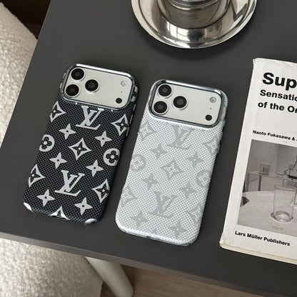 Luxury Monogram Pattern Phone Case For iPhone 14-18 Pro & Pro Max