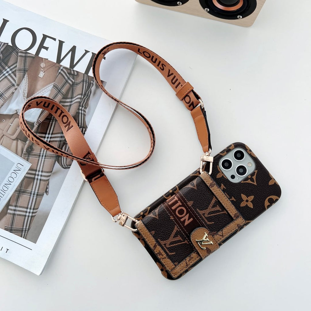 EMBROIDERED WALLET CARD HOLDER PHONE CASE Roxy New 2