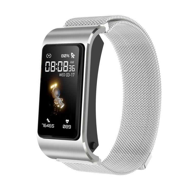 Steel Band Earphone Amovible Smart Watch