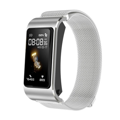 Steel Band Earphone Amovible Smart Watch