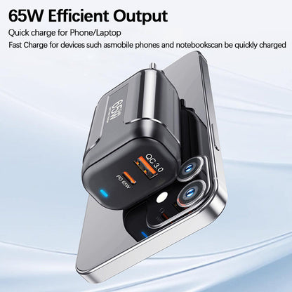 65W GaN Super 2-Port Fast Charger