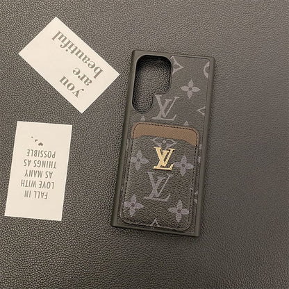 SAMSUNG GALAXY PETITE MALLE PHONE CASES CARD HOLDER MONOGRAM CANVAS Roxy New